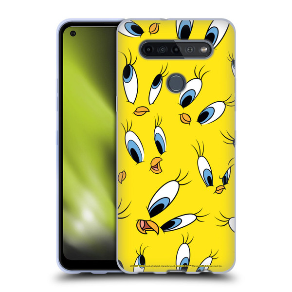 Looney Tunes Patterns Tweety Soft Gel Case for LG K51S