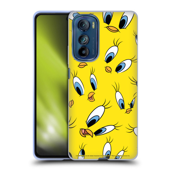 Looney Tunes Patterns Tweety Soft Gel Case for Motorola Edge 30