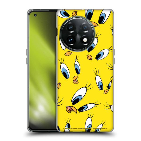 Looney Tunes Patterns Tweety Soft Gel Case for OnePlus 11 5G