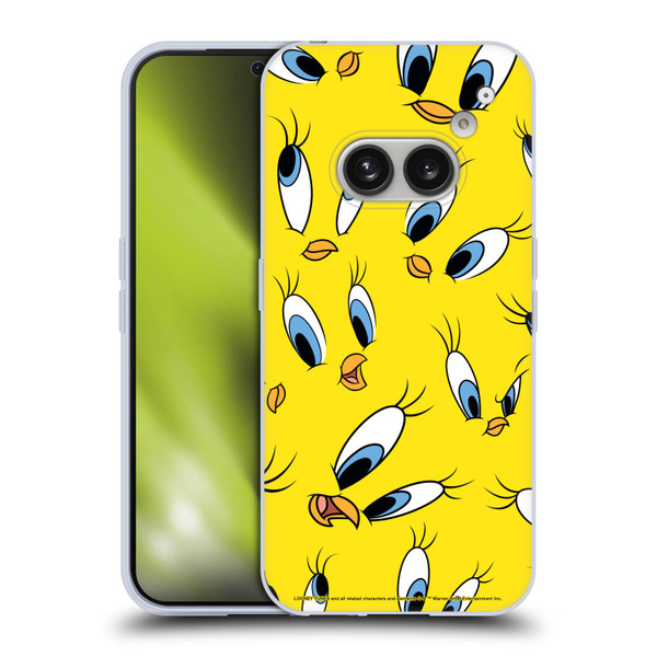 Looney Tunes Patterns Tweety Soft Gel Case for Nothing Phone (2a)