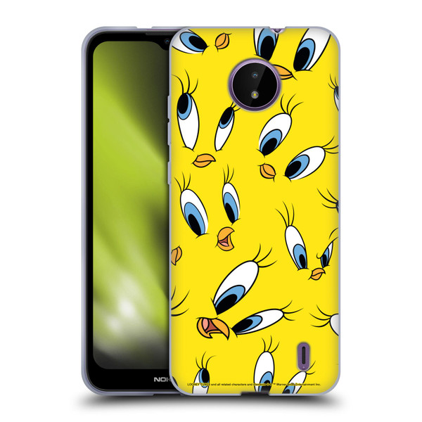 Looney Tunes Patterns Tweety Soft Gel Case for Nokia C10 / C20