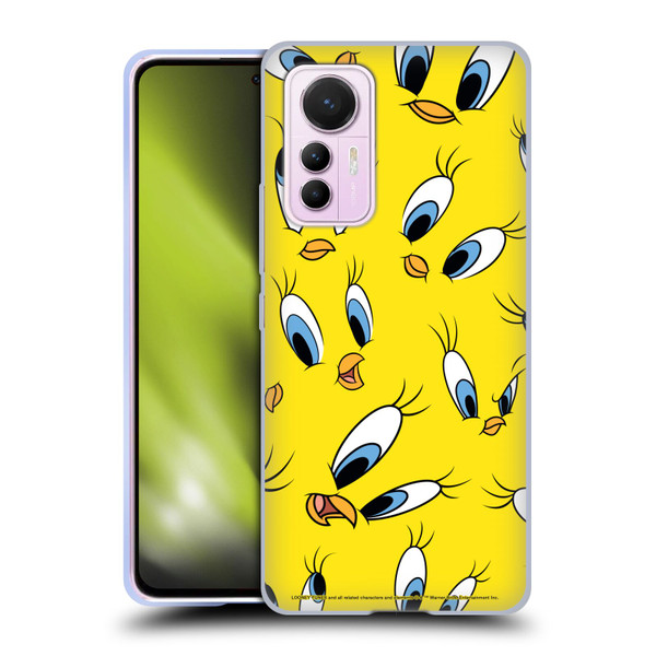 Looney Tunes Patterns Tweety Soft Gel Case for Xiaomi 12 Lite