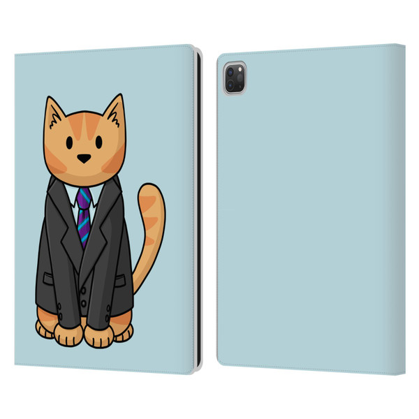 Beth Wilson Doodle Cats 2 Business Suit Leather Book Wallet Case Cover For Apple iPad Pro 13 M4 2024