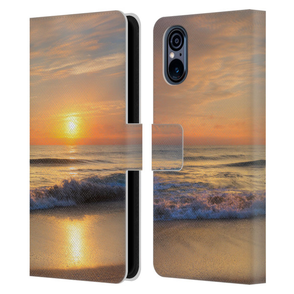 Celebrate Life Gallery Beaches Breathtaking Leather Book Wallet Case Cover For Sony Xperia 5 V 5G