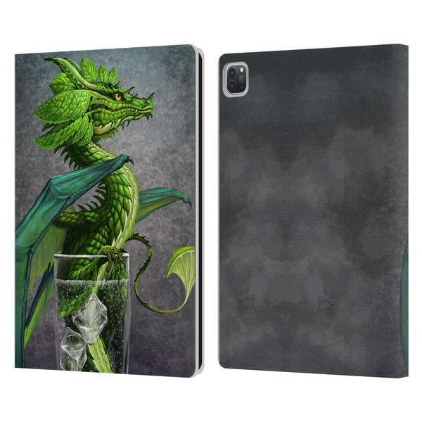 Stanley Morrison Dragons Green Mojito Drink Leather Book Wallet Case Cover For Apple iPad Pro 13 M4 2024