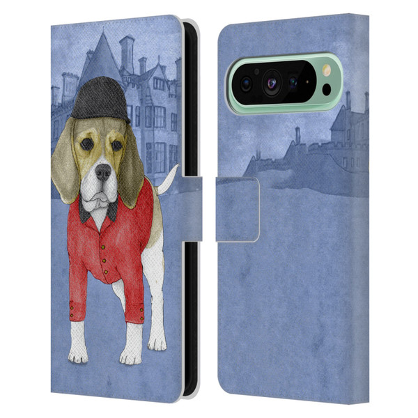 Barruf Dogs Beagle Leather Book Wallet Case Cover For Google Pixel 9 Pro XL