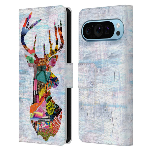 Artpoptart Animals Deer Leather Book Wallet Case Cover For Google Pixel 9 / Pixel 9 Pro