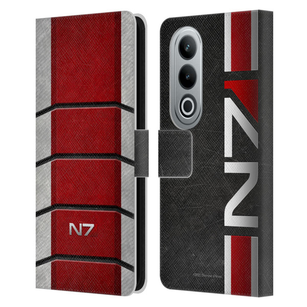 EA Bioware Mass Effect Graphics N7 Logo Armor Leather Book Wallet Case Cover For OPPO OnePlus Ace 3V 5G