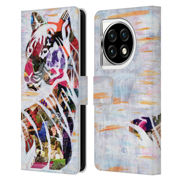 Artpoptart Animals Tiger Leather Book Wallet Case Cover For OPPO OnePlus Ace 3 5G