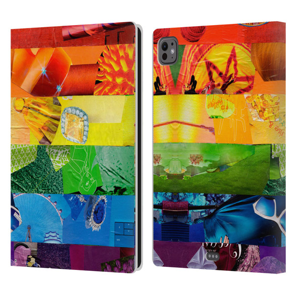 Artpoptart Flags LGBT Leather Book Wallet Case Cover For Apple iPad Pro 11 M4 2024