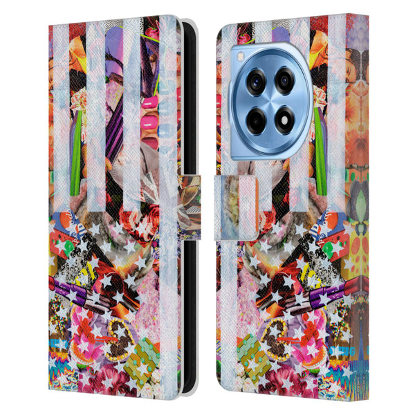 Artpoptart Flags Murican Leather Book Wallet Case Cover For OnePlus 12R