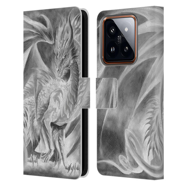 Ruth Thompson Dragons Silver Ice Leather Book Wallet Case Cover For Xiaomi 14