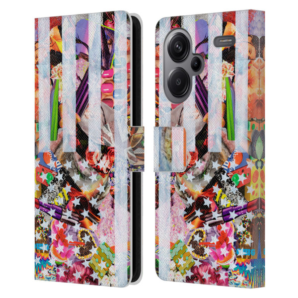 Artpoptart Flags Murican Leather Book Wallet Case Cover For Xiaomi Redmi Note 13 Pro Plus 5G