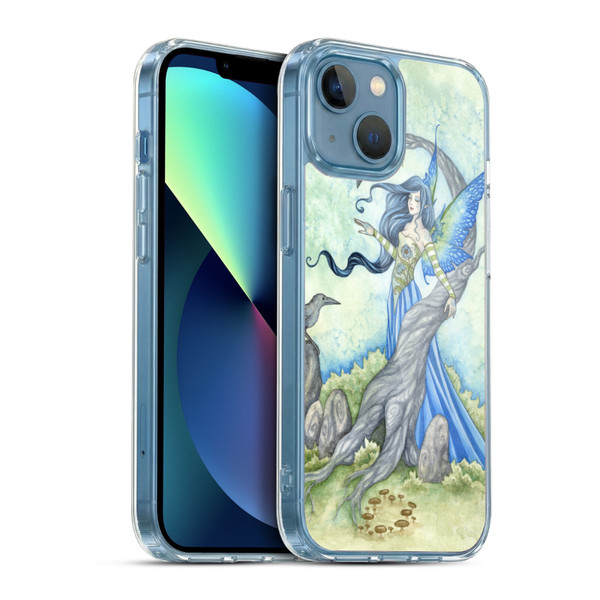 Amy Brown Elemental Series Night Fairy Soft Gel Case for Apple iPhone 13 Mini & MagSafe
