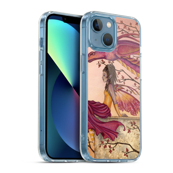 Amy Brown Elemental Series Greeting The Dawn Soft Gel Case for Apple iPhone 13 Mini & MagSafe