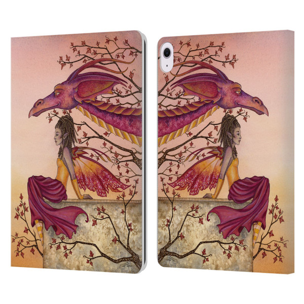 Amy Brown Elemental Fairies Greeting The Dawn Leather Book Wallet Case Cover For Apple iPad Air 13 2024