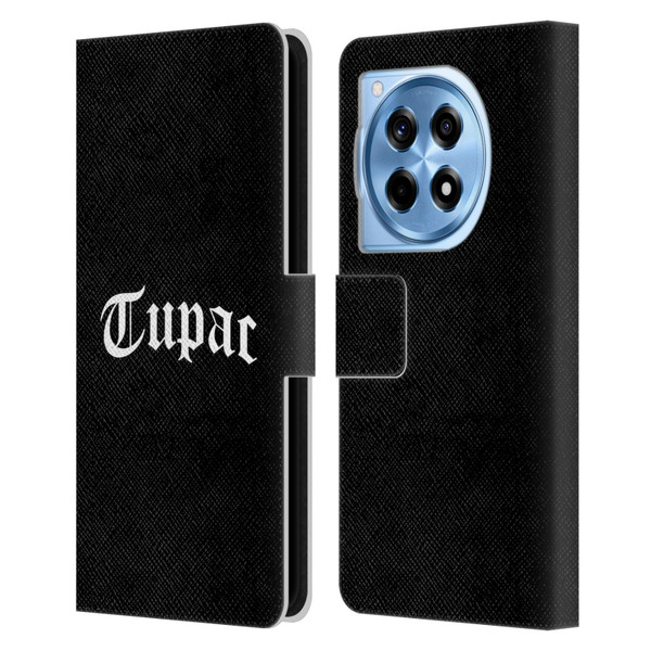 Tupac Shakur Logos Old English 2 Leather Book Wallet Case Cover For OnePlus 12R