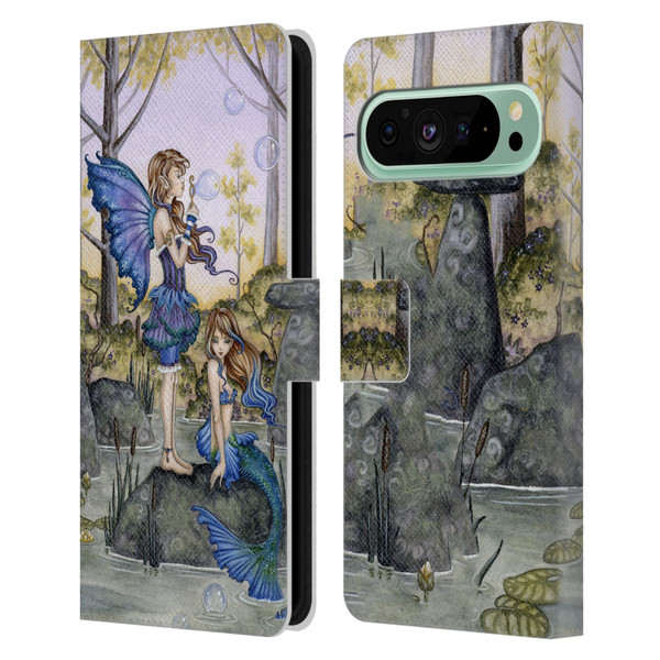Amy Brown Folklore Cousins Leather Book Wallet Case Cover For Google Pixel 9 Pro XL