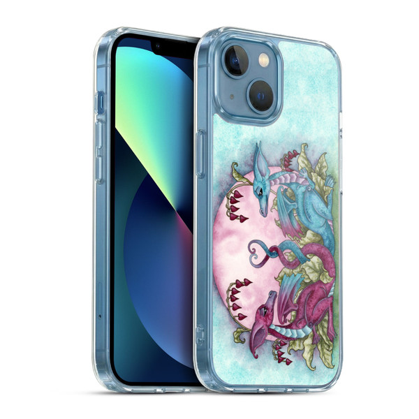 Amy Brown Folklore Love Dragons Soft Gel Case for Apple iPhone 13 Mini & MagSafe