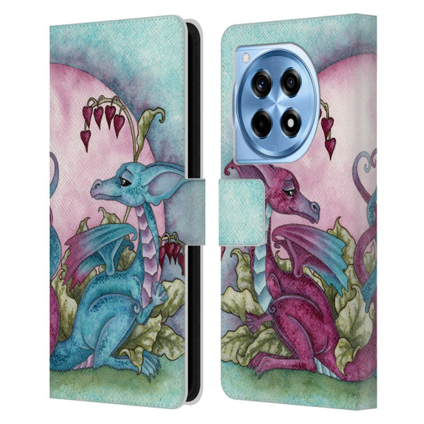 Amy Brown Folklore Love Dragons Leather Book Wallet Case Cover For OnePlus 12R