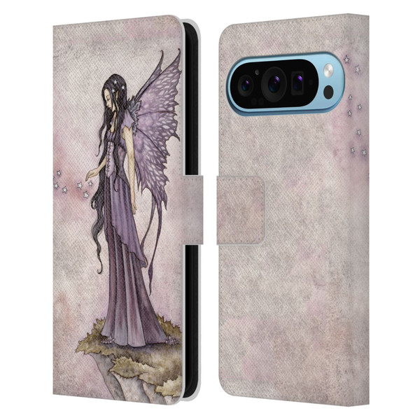 Amy Brown Magical Fairies I Will Return As Stars Fairy Leather Book Wallet Case Cover For Google Pixel 9 / Pixel 9 Pro