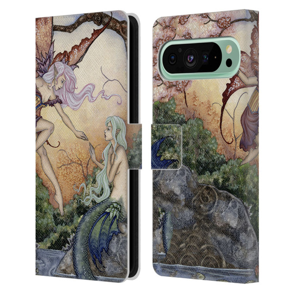 Amy Brown Pixies The Introduction Leather Book Wallet Case Cover For Google Pixel 9 Pro XL