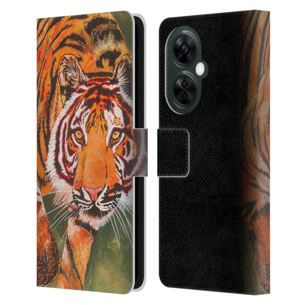 Graeme Stevenson Assorted Designs Tiger 1 Leather Book Wallet Case Cover For OnePlus Nord CE 3 Lite 5G