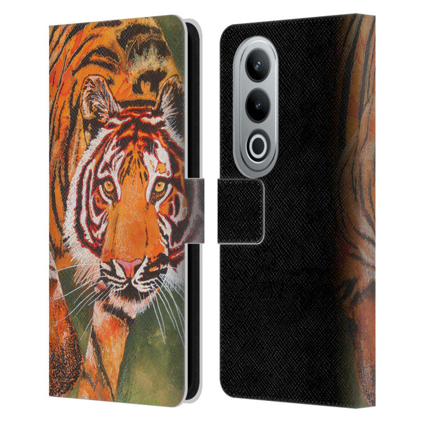 Graeme Stevenson Assorted Designs Tiger 1 Leather Book Wallet Case Cover For OPPO OnePlus Ace 3V 5G