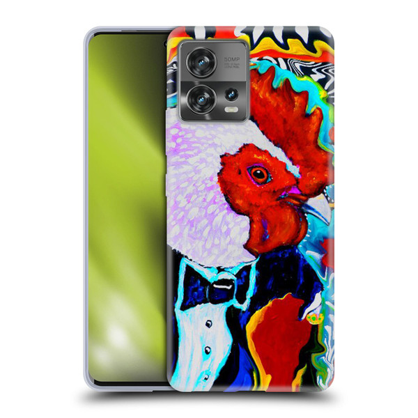 Mad Dog Art Gallery Animals Rooster Soft Gel Case for Motorola Moto Edge 30 Fusion