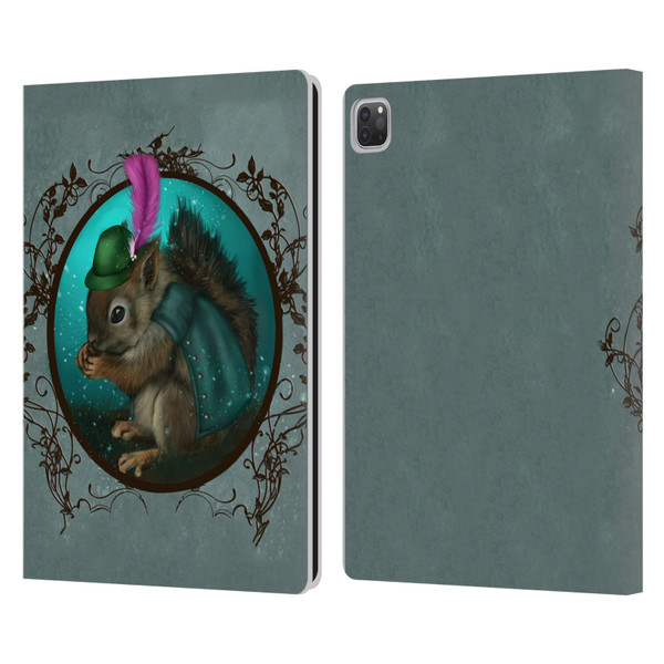Ash Evans Animals Squirrel Leather Book Wallet Case Cover For Apple iPad Pro 13 M4 2024