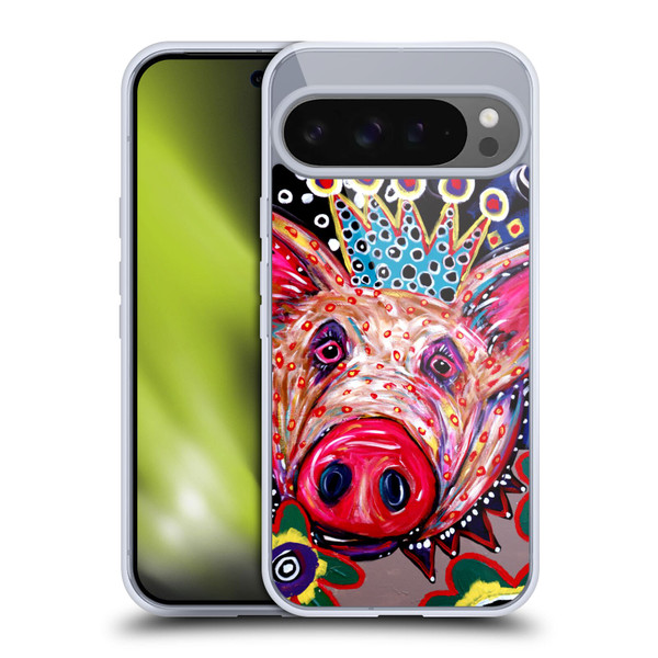 Mad Dog Art Gallery Animals Missy Pig Soft Gel Case for Google Pixel 9 Pro XL