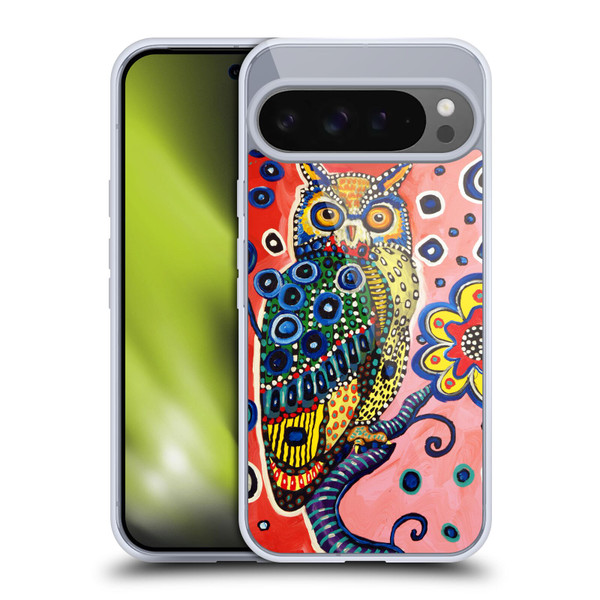 Mad Dog Art Gallery Animals Owl Soft Gel Case for Google Pixel 9 Pro XL