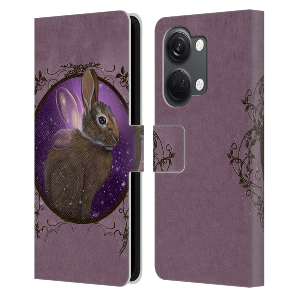 Ash Evans Animals Rabbit Leather Book Wallet Case Cover For OnePlus Nord 3 5G
