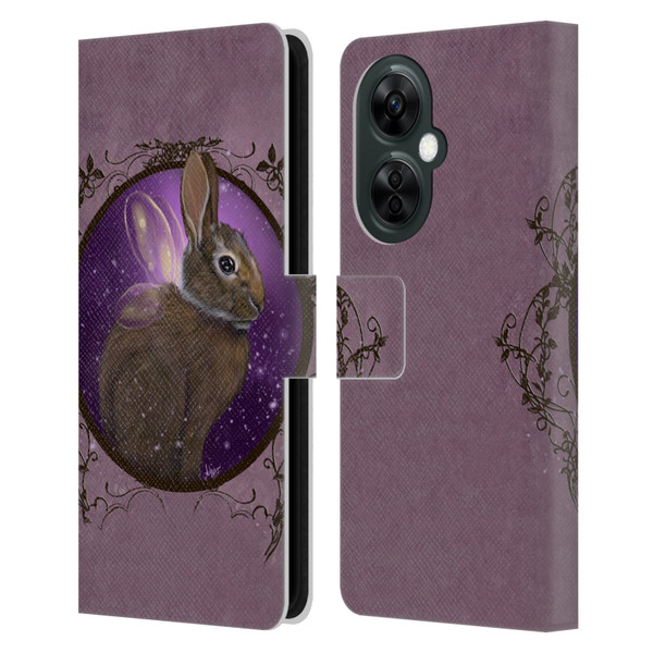 Ash Evans Animals Rabbit Leather Book Wallet Case Cover For OnePlus Nord CE 3 Lite 5G