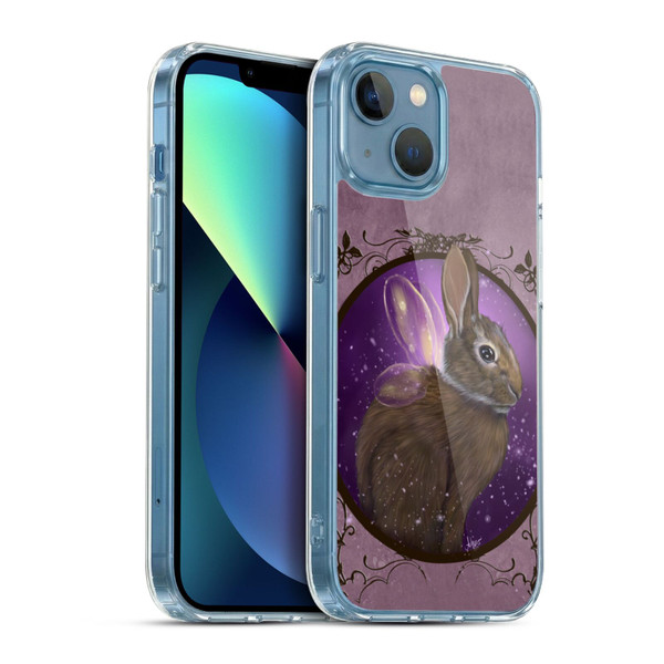 Ash Evans Animals Rabbit Soft Gel Case for Apple iPhone 13 Mini & MagSafe