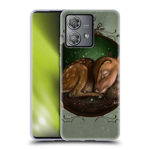 Ash Evans Animals Foundling Fawn Soft Gel Case for Motorola Edge 40 Neo 5G