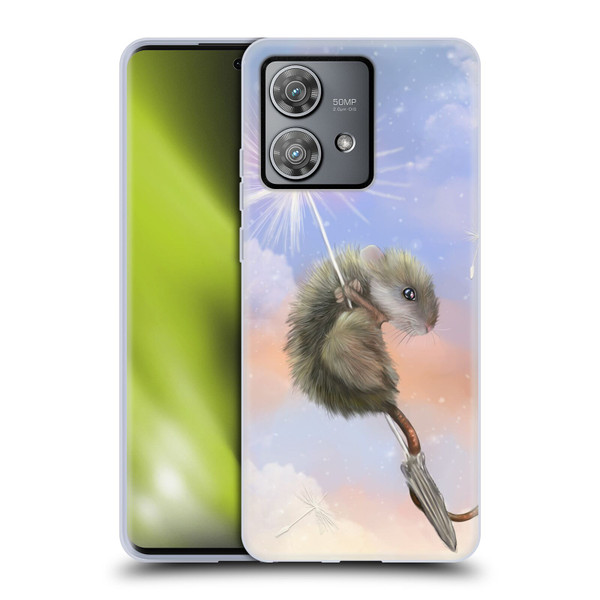 Ash Evans Animals Dandelion Mouse Soft Gel Case for Motorola Edge 40 Neo 5G