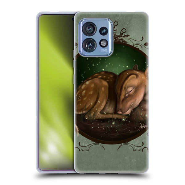 Ash Evans Animals Foundling Fawn Soft Gel Case for Motorola Moto Edge 40 Pro