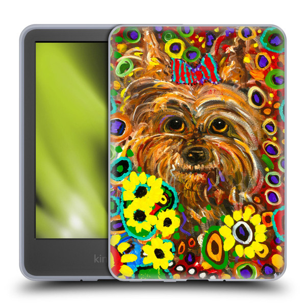 Mad Dog Art Gallery Dogs 2 Yorkie Soft Gel Case for Amazon Kindle 11th Gen 6in 2022