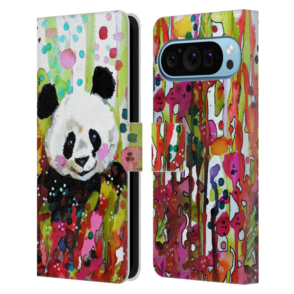 Sylvie Demers Nature Panda Leather Book Wallet Case Cover For Google Pixel 9 / Pixel 9 Pro