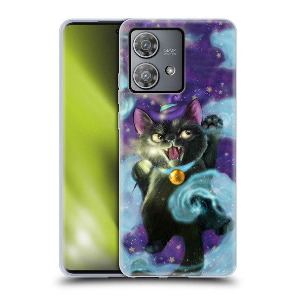 Ash Evans Black Cats Magic Witch Soft Gel Case for Motorola Edge 40 Neo 5G