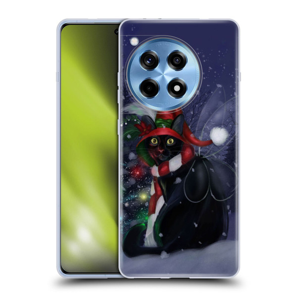 Ash Evans Black Cats Yuletide Cheer Soft Gel Case for OPPO OnePlus Ace 3 5G