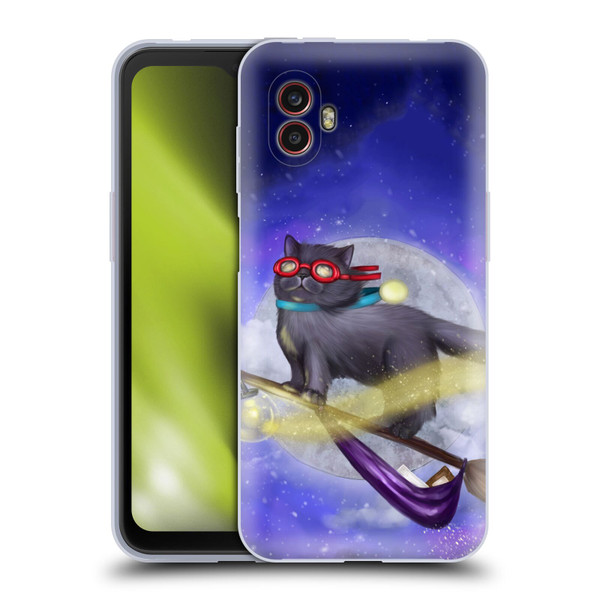 Ash Evans Black Cats Night Fly Soft Gel Case for Samsung Galaxy Xcover6 Pro/Pro2