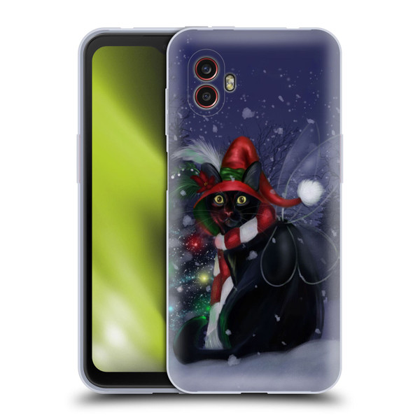 Ash Evans Black Cats Yuletide Cheer Soft Gel Case for Samsung Galaxy Xcover6 Pro/Pro2