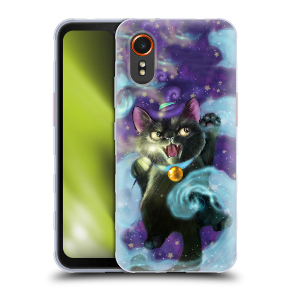 Ash Evans Black Cats Magic Witch Soft Gel Case for Samsung Galaxy Xcover7 5G