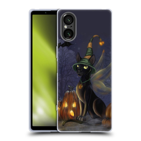 Ash Evans Black Cats The Witching Time Soft Gel Case for Sony Xperia 5 V 5G