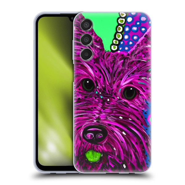 Mad Dog Art Gallery Dogs Scottie Soft Gel Case for Samsung Galaxy M15/F15 5G