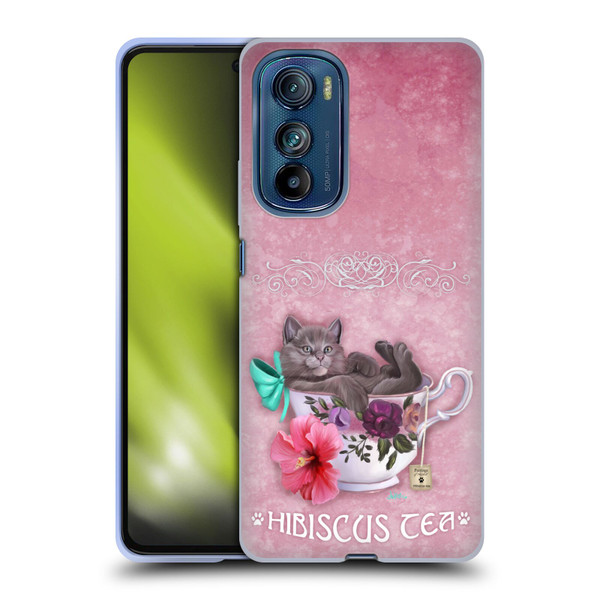 Ash Evans Graphics Hibiscus Tea Soft Gel Case for Motorola Edge 30