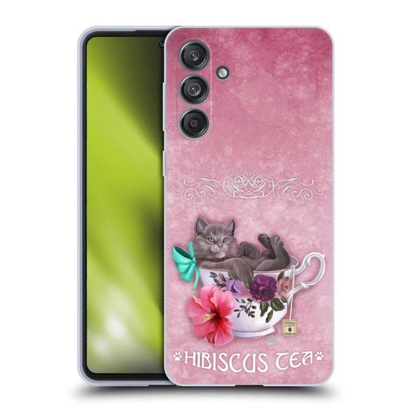 Ash Evans Graphics Hibiscus Tea Soft Gel Case for Samsung Galaxy M55 5G