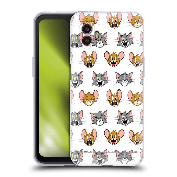 Tom and Jerry Patterns Expressions Soft Gel Case for Samsung Galaxy Xcover6 Pro/Pro2